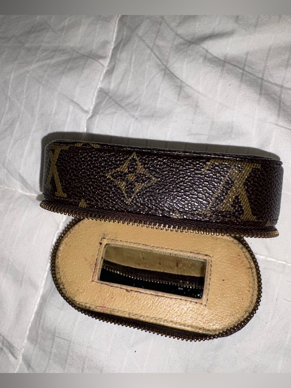 Louis Vuitton Brown Monogram Mini Zip Pouch - Picture 10 of 12